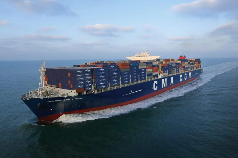 Marine Supplies & Services Egypt Cargo vessel passing through Suez Canal with full marine supplies and vessel support Egypt