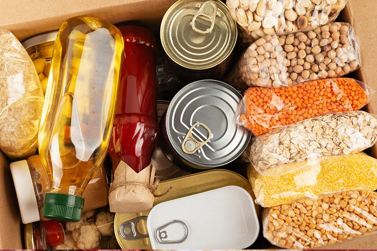 Canned food ship supplies Egypt – ready meals, soups, fruits & vegetables